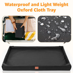 LOOBANI oxford cloth tray with leak-proof base protects floors