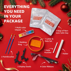 LOOBANI deluxe tools set included enables easy, personalized paw-art creation.