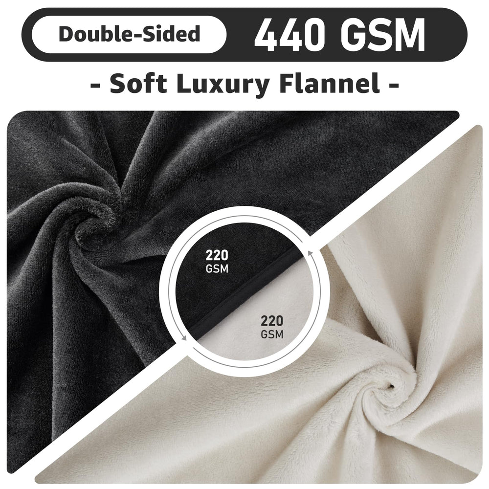 LOOBANI dog blanket on sofa offers stain protection and easy cleanup.