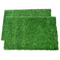 LOOBANI dog grass pee pad front view ideal 18x23 fit for indoor potty.