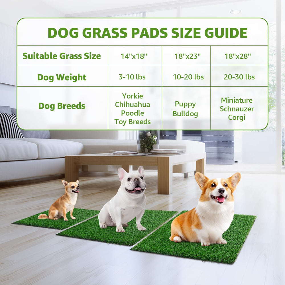 LOOBANI dog grass pee pad easily washable for hassle-free maintenance.