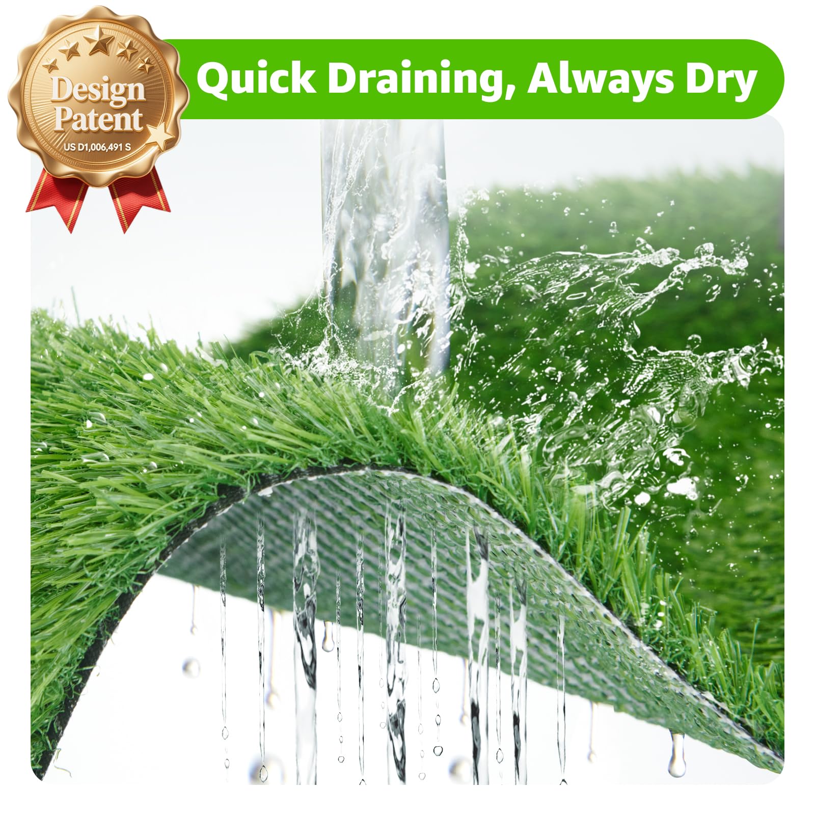 LOOBANI portable dog potty in use on balcony highlighting space-saving design