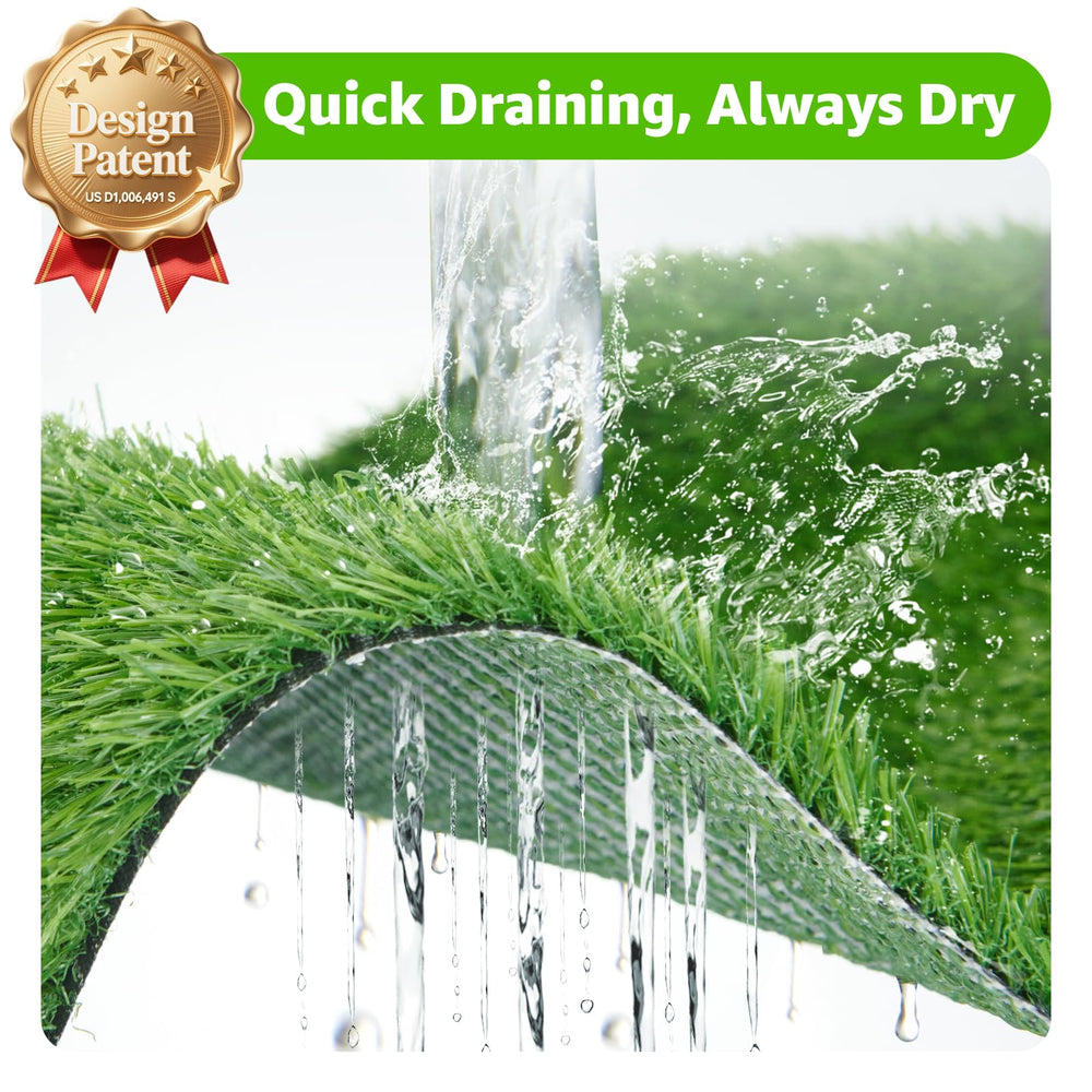 LOOBANI portable dog potty in use on balcony highlighting space-saving design