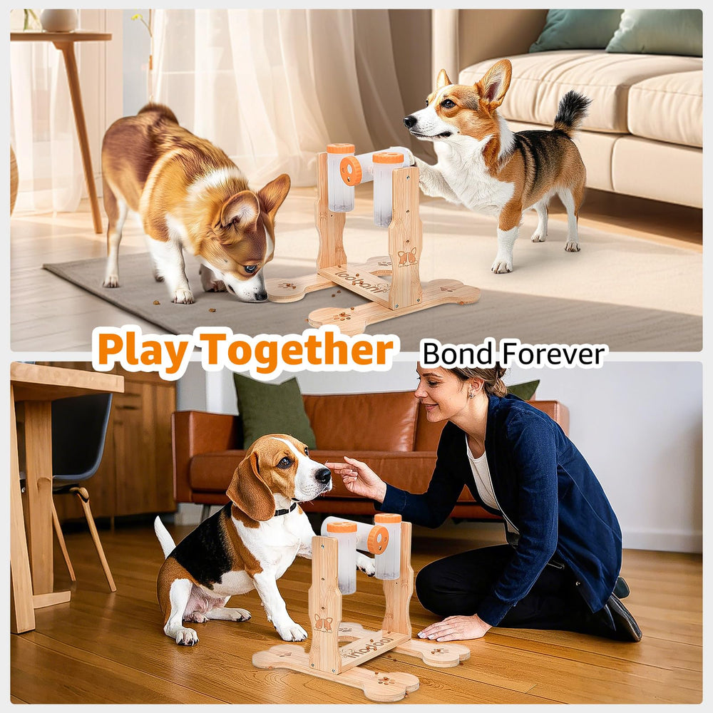 LOOBANI side-view emphasizes compact design suitable for various dog sizes.