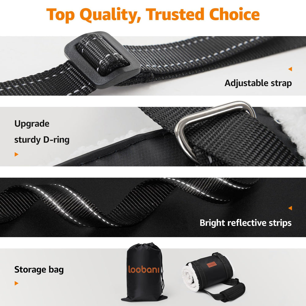 LOOBANI sling adjustable straps fit a wide range of breeds