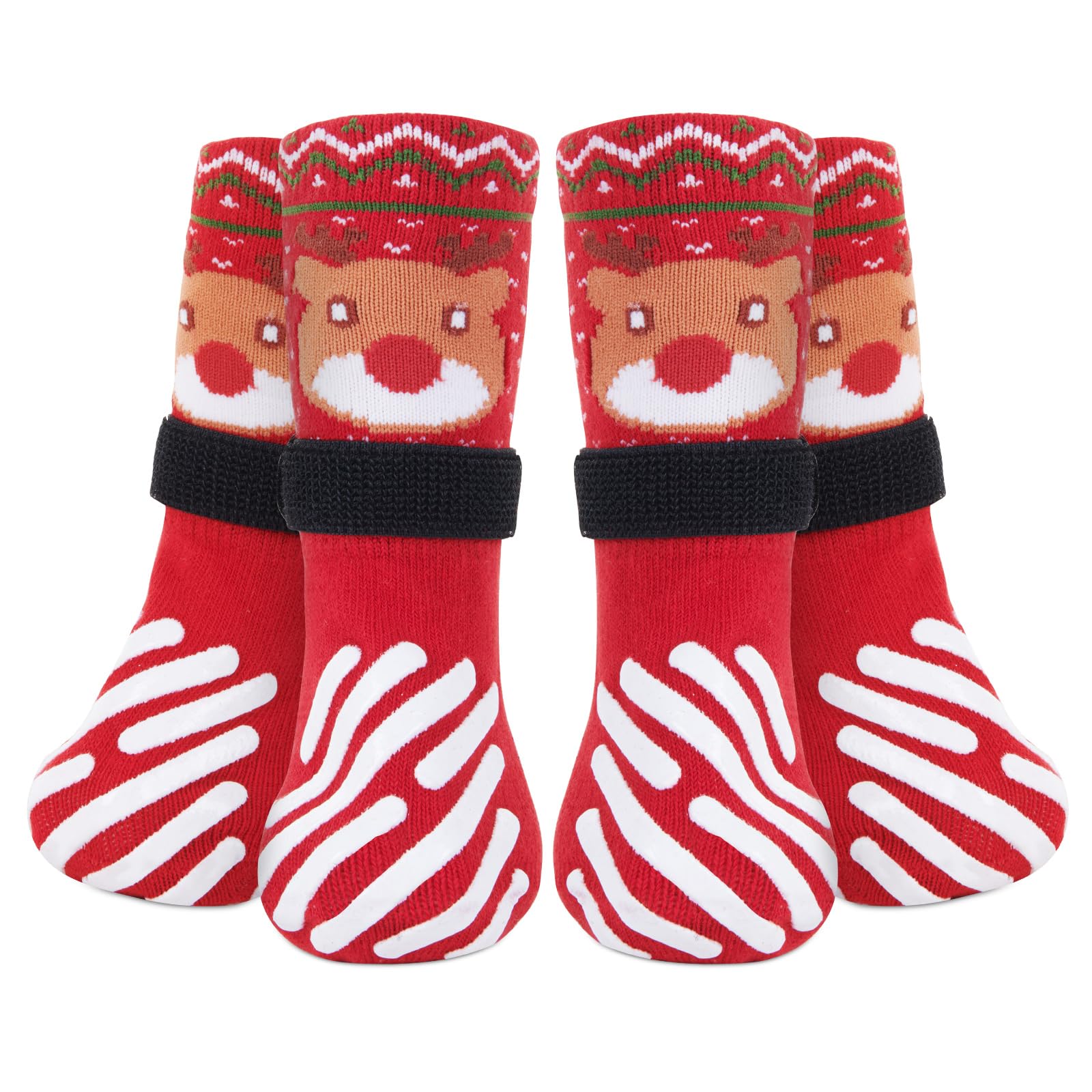 LOOBANI anti-slip dog socks protect floors during indoor play