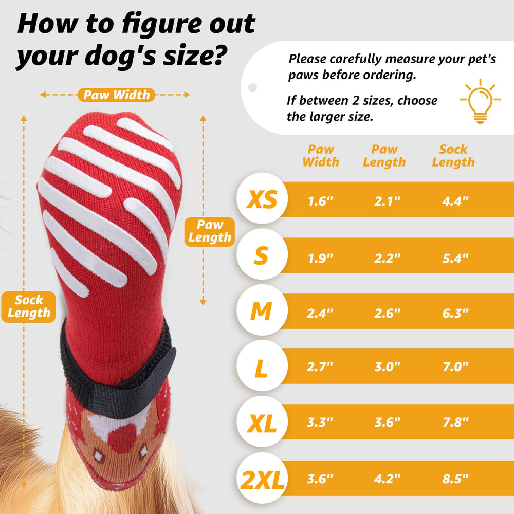 LOOBANI dog socks indoor-scene demonstrates safe traction on hardwood floors.