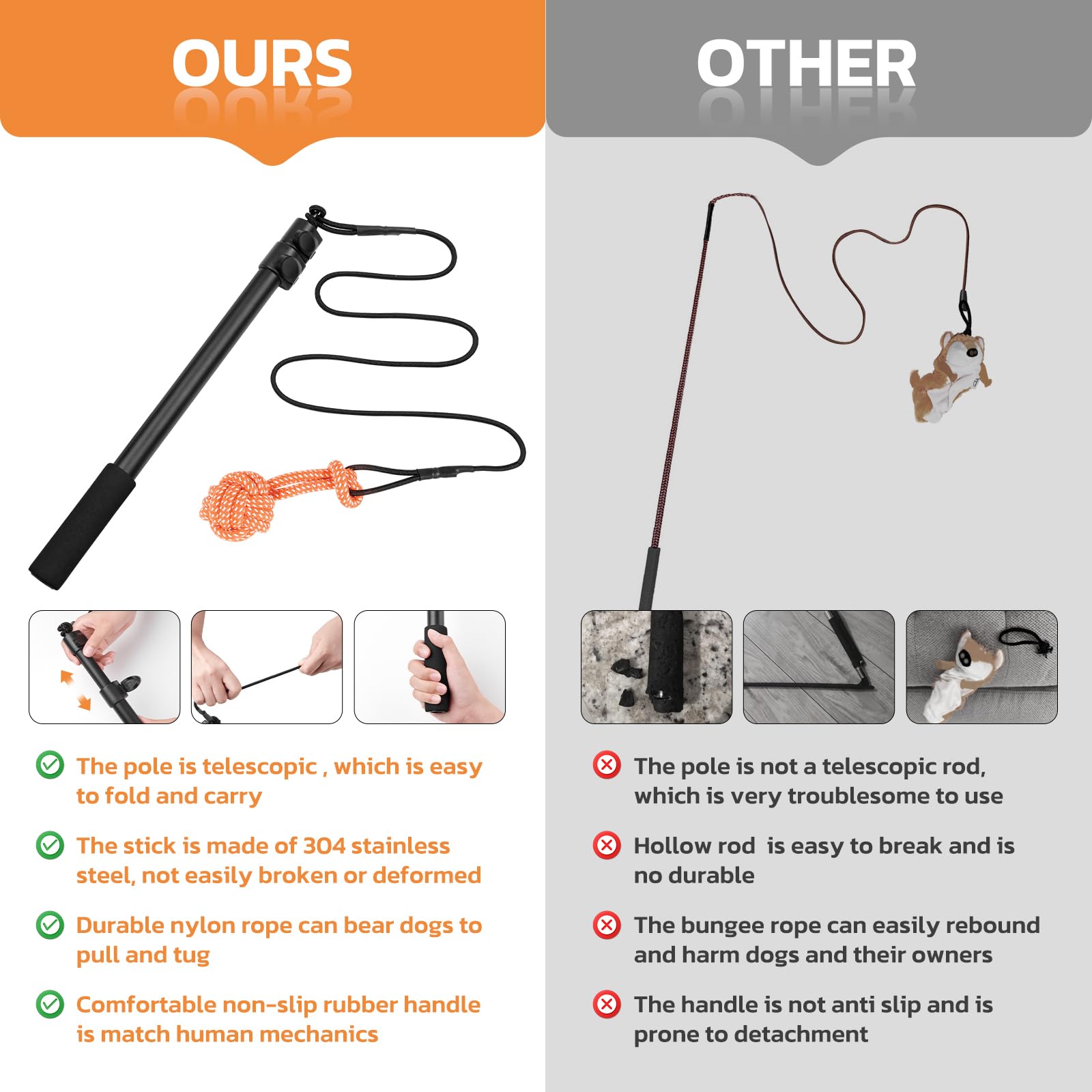 LOOBANI Flirt Pole easy-assembly demonstration for quick setup
