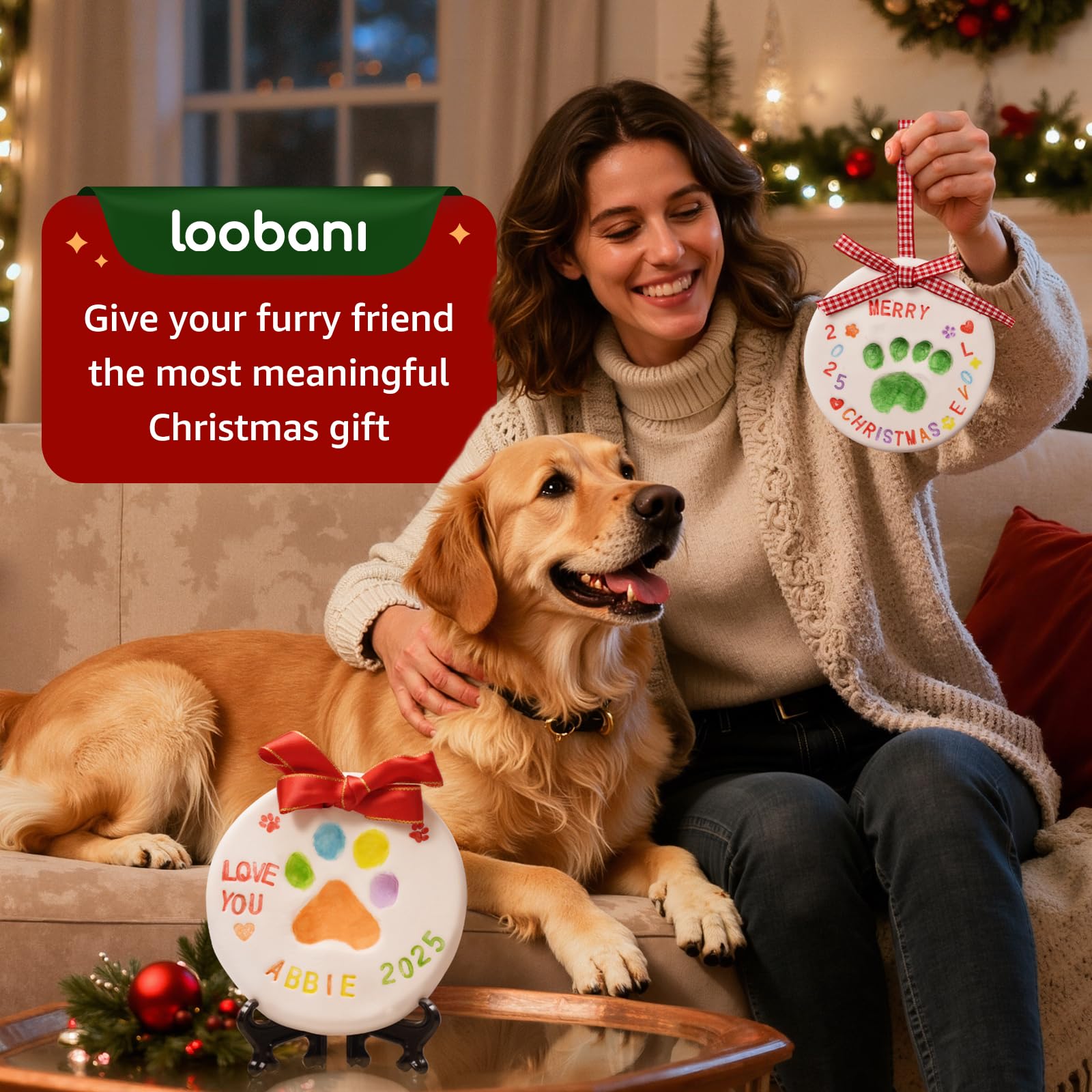 LOOBANI pet souvenir table easel display for home decor memory.