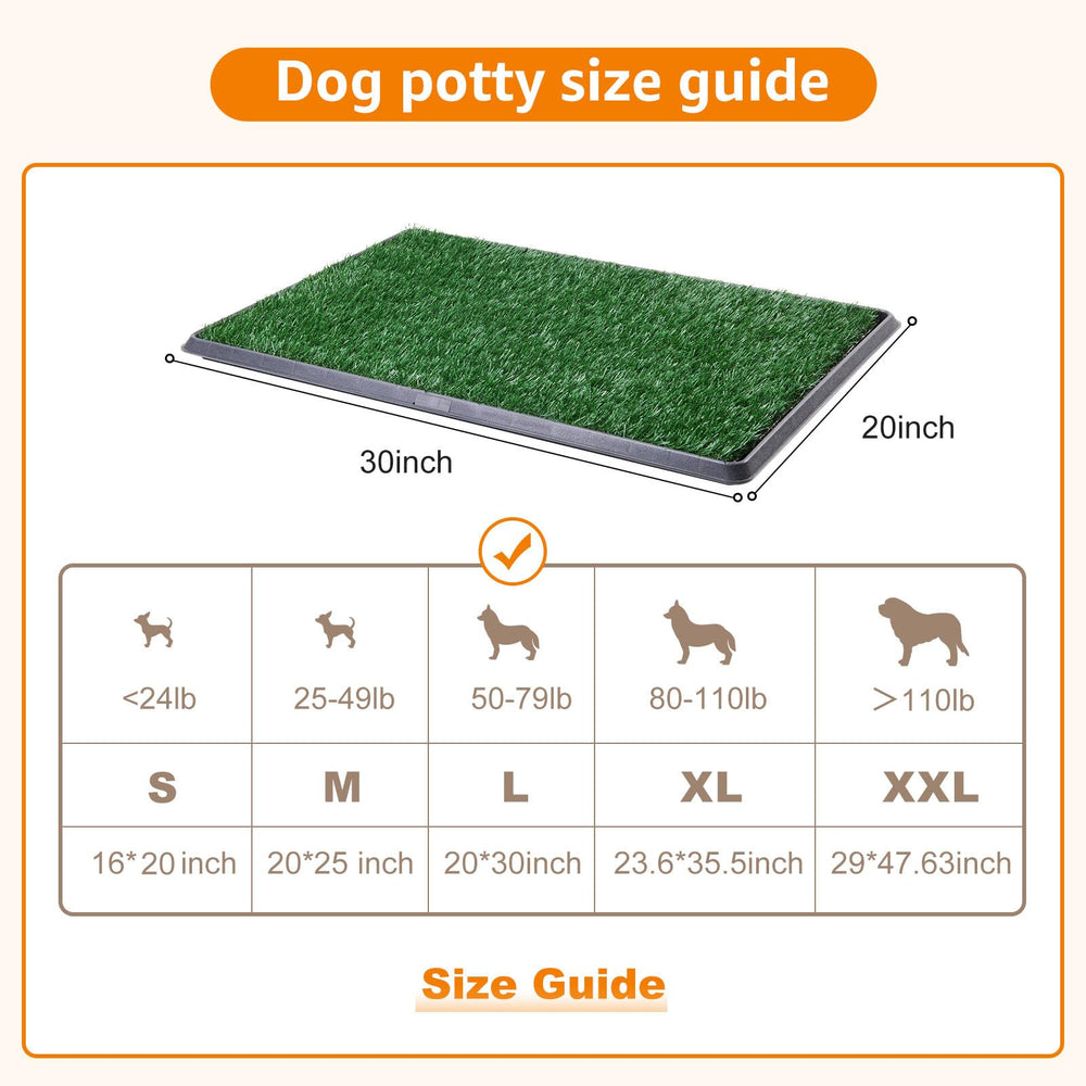 LOOBANI portable dog potty design enables indoor or outdoor use on the go.