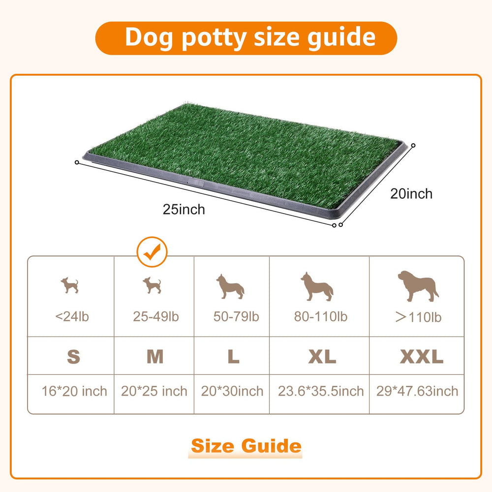 LOOBANI portable dog potty ready for indoor or outdoor use during travel