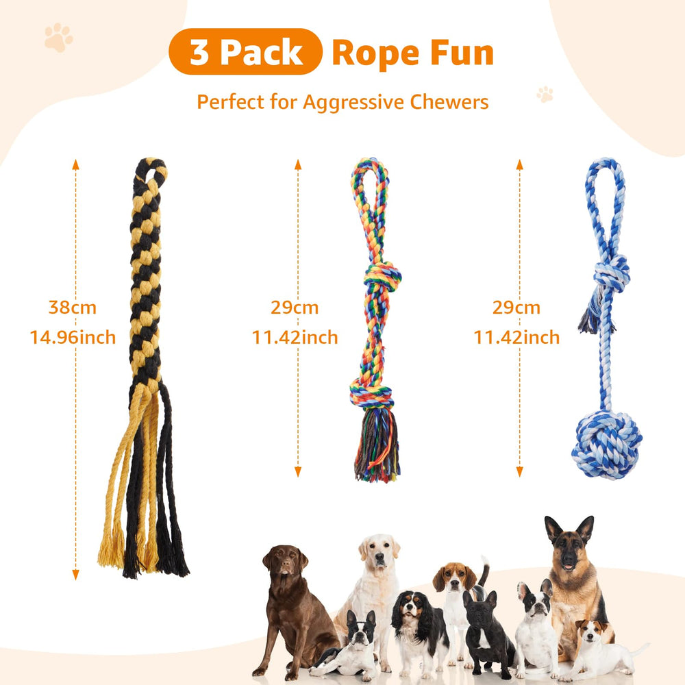 LOOBANI puppy teething rope toy offers comfort and dental hygiene