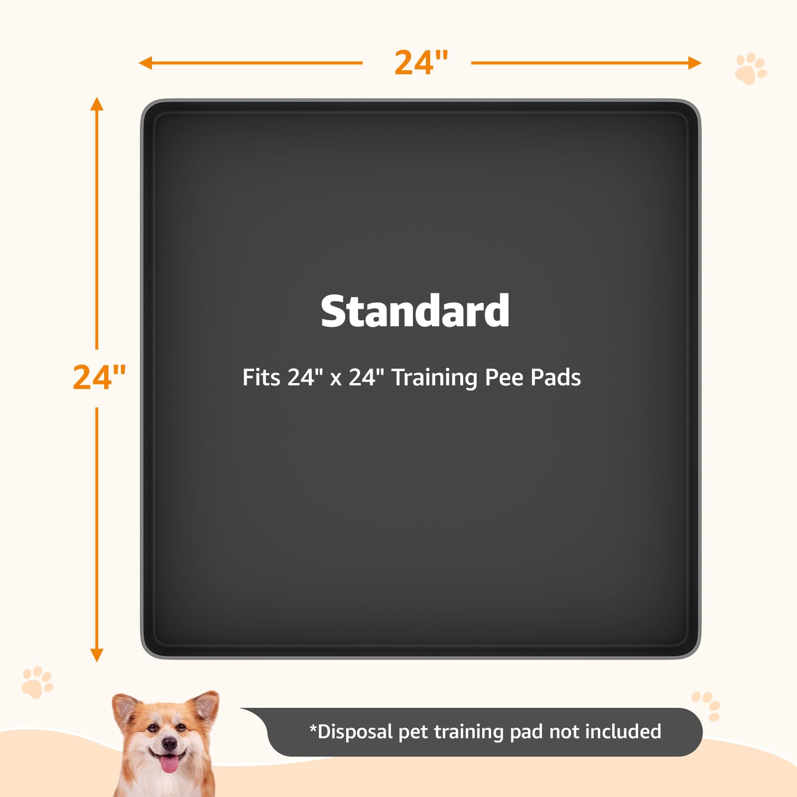 LOOBANI travel-friendly pee pad holder rolls up for compact travel