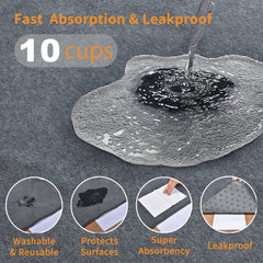 LOOBANI pee pad with anti-slip bottom stays stable on smooth floors