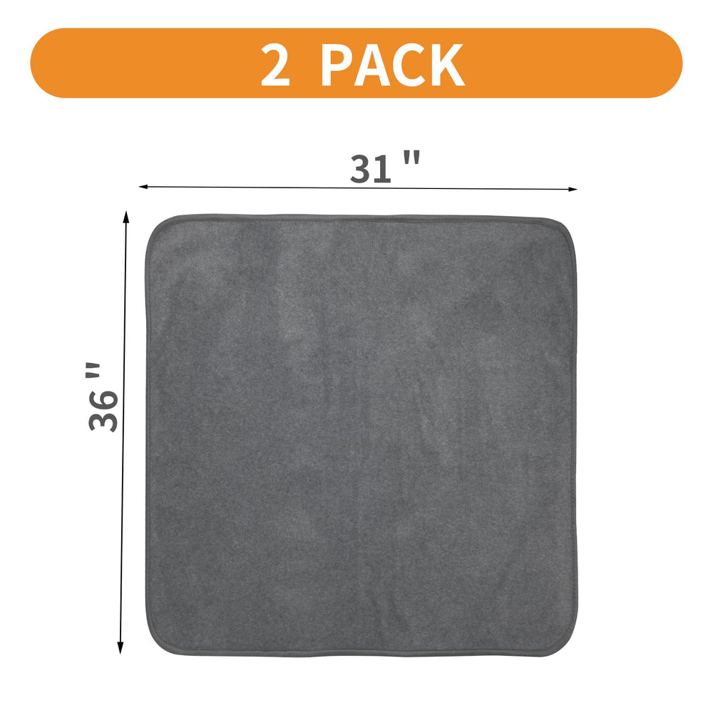 LOOBANI washable pee pad gray reusable design prevents waste and saves money.