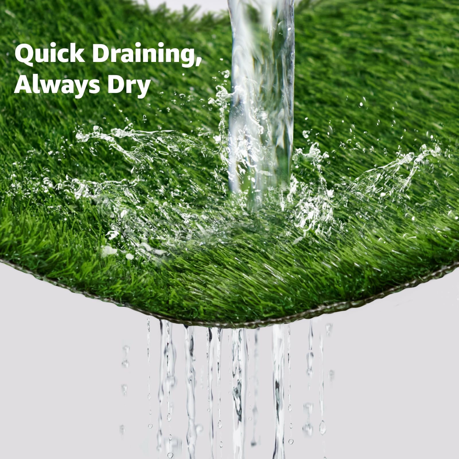 LOOBANI washable pee pad feature highlights reusable support for quick drying and reuse.