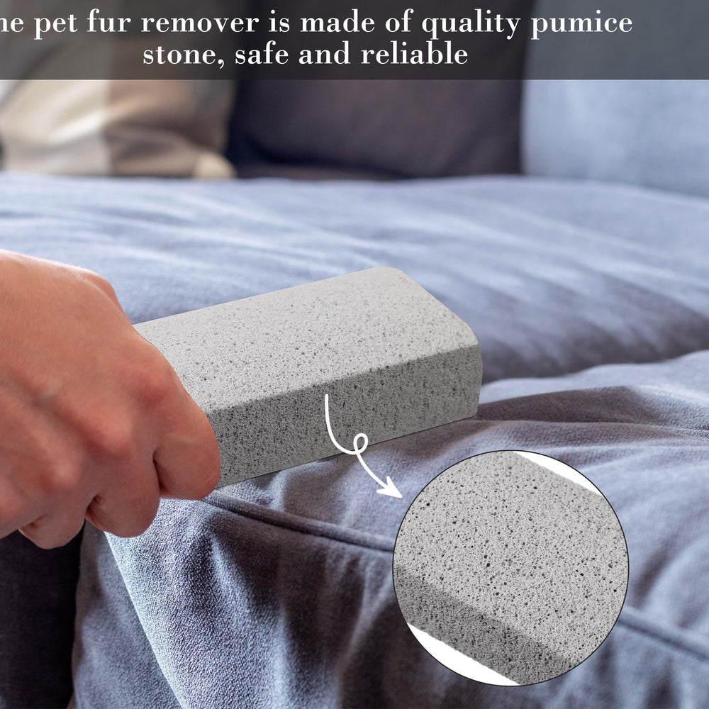 Loopeer pet hair remover on couch furniture demonstrating versatile cleaning