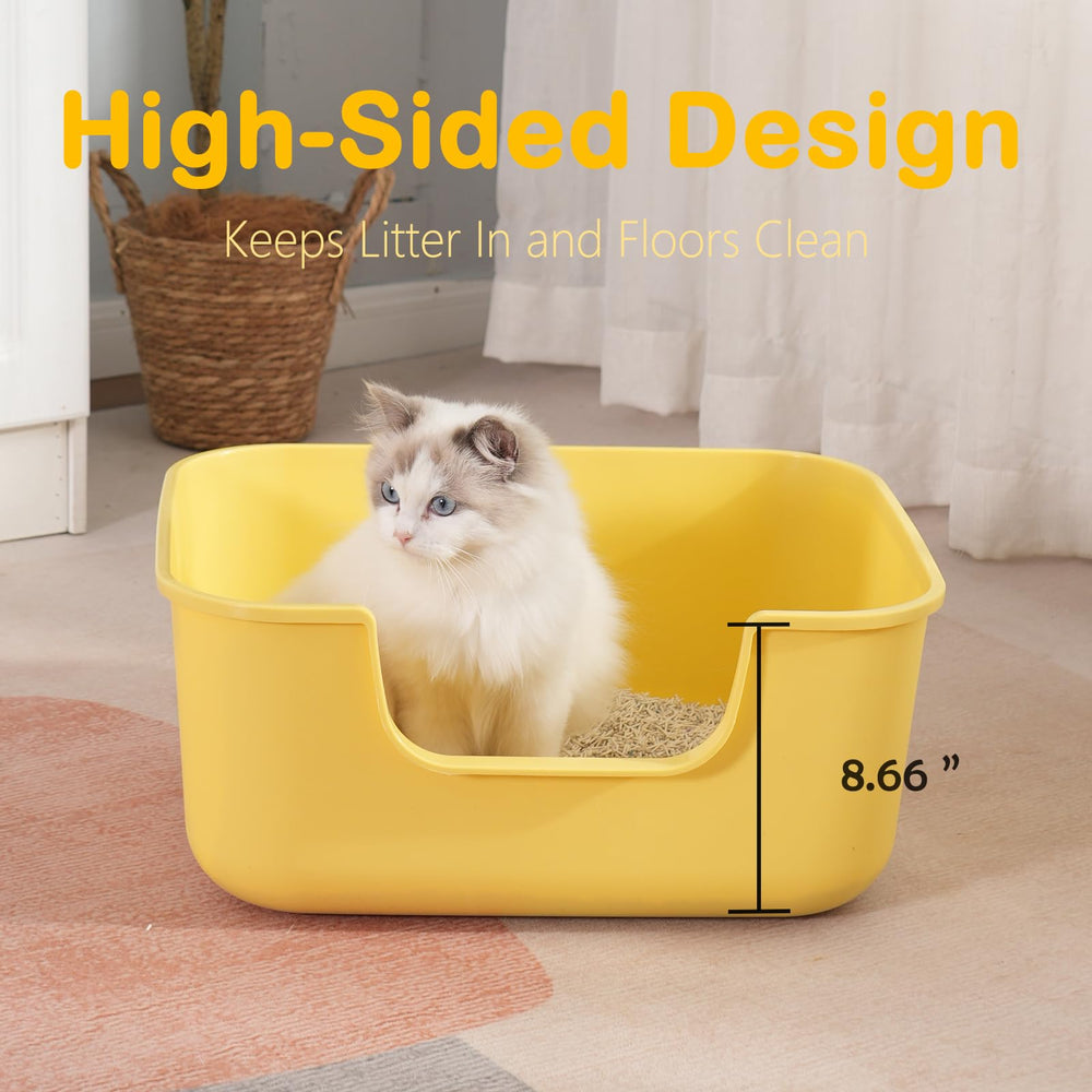 LoopTime cat litter box spacious interior—ample room for comfortable cat movement