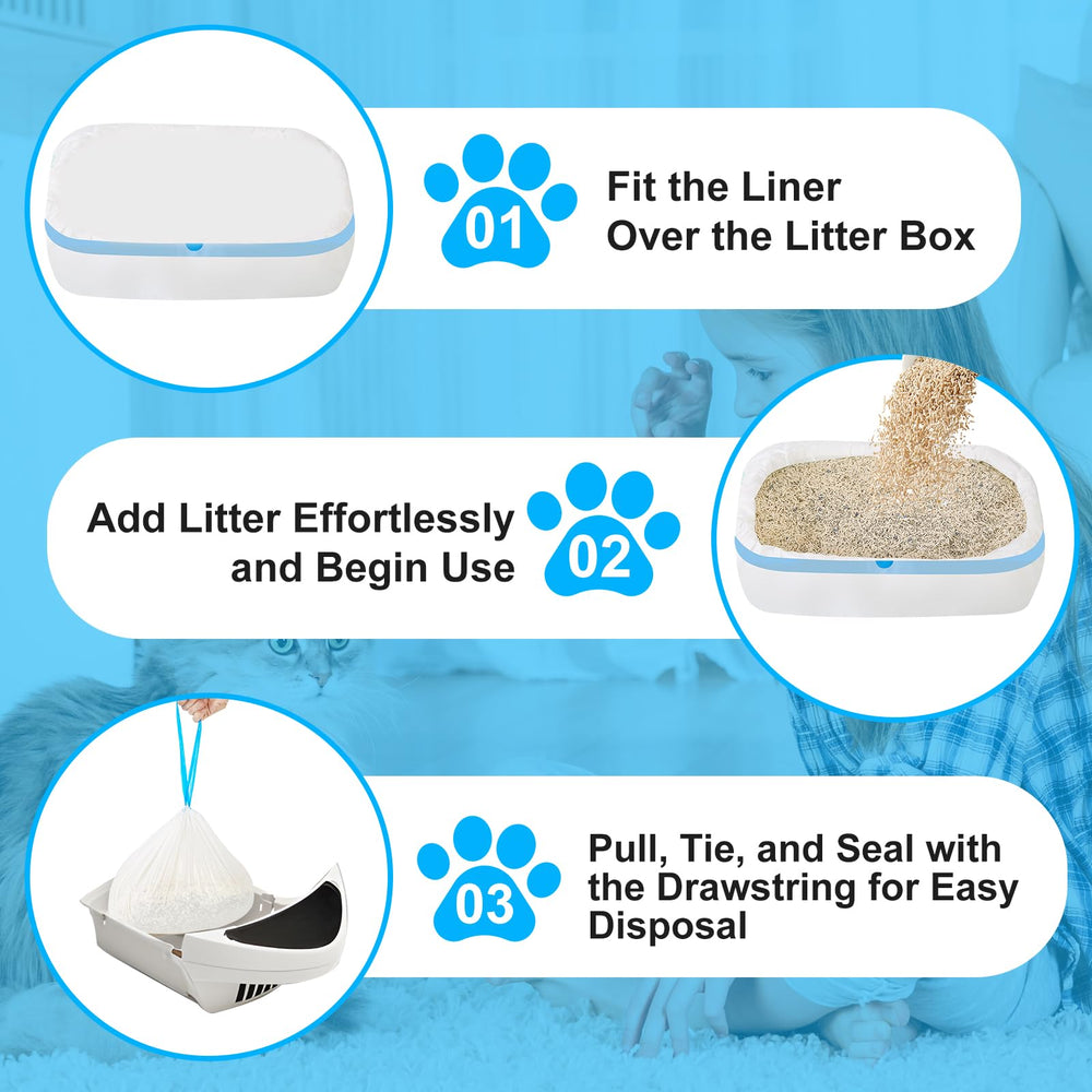 LoopTime liners enable easy disposal with drawstring use.