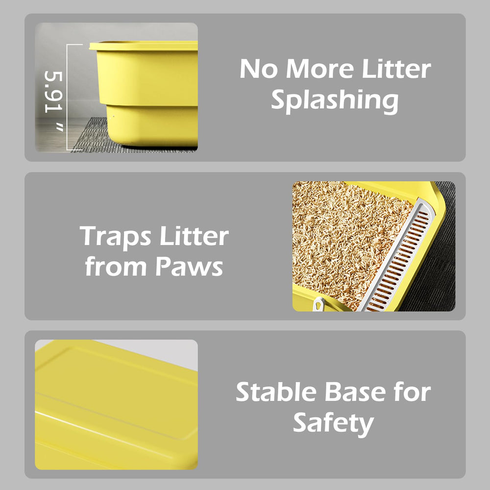 LoopTime Extea durable plastic litter box built for long-term use.