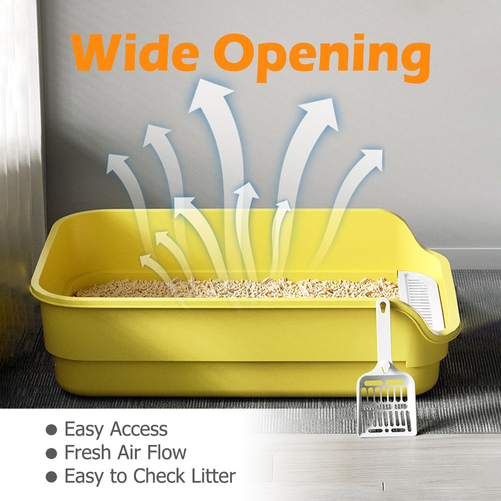 LoopTime Extea easy-clean litter box with smooth surfaces for quick maintenance.