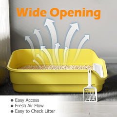 LoopTime Extea easy-clean litter box with smooth surfaces for quick maintenance.