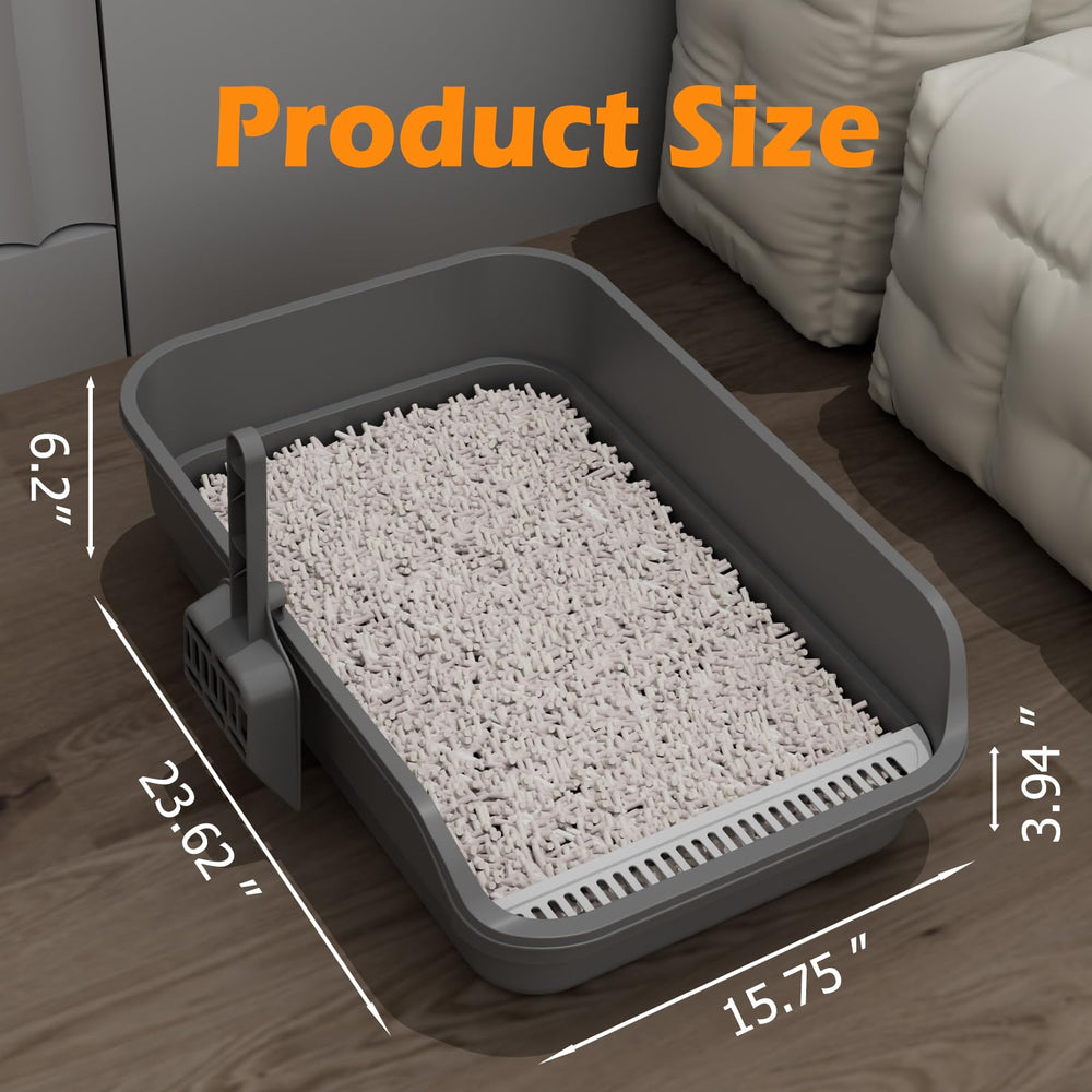 LoopTime Extea grey litter box suits indoor spaces with simple cleanup.