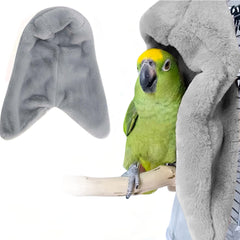 LOPERDEVE Bird Buddy Corner Blanket on cage provides warm, cozy shelter for birds