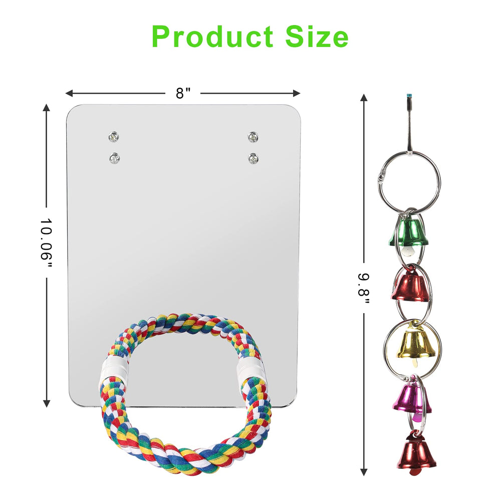 LOPERDEVE colorful rope perch provides comfortable perching and safe chewing.