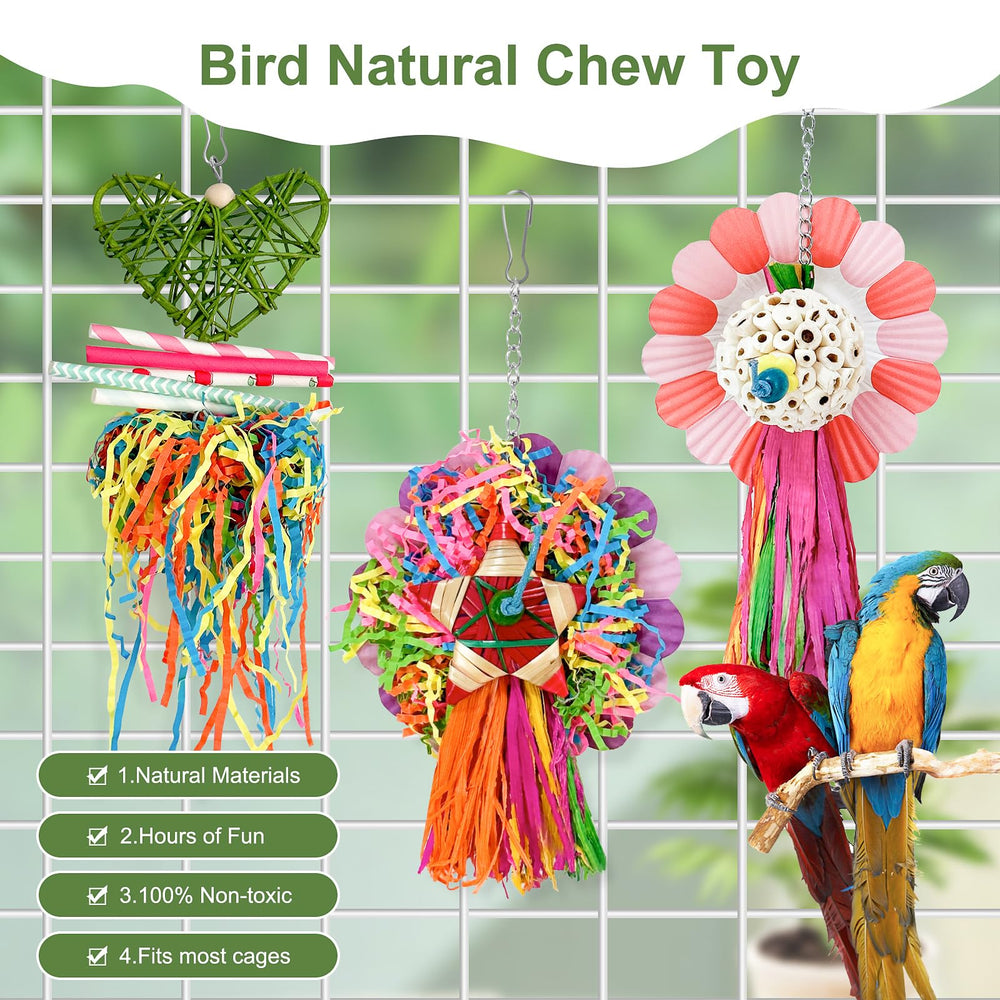 LOPERDEVE for small to medium parrots supports mental engagement
