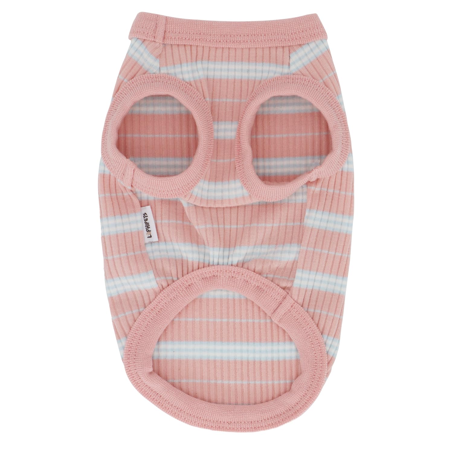 LOPHIPETS light pink tank tee side profile stylish indoor outdoor wear
