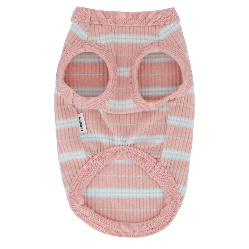 LOPHIPETS light pink tank tee side profile stylish indoor outdoor wear