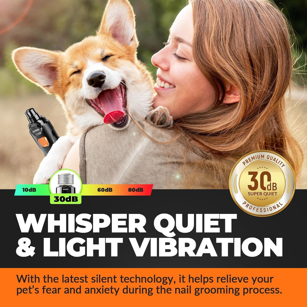 LOPSIC dog nail trimmer with two speeds for versatile nail care.
