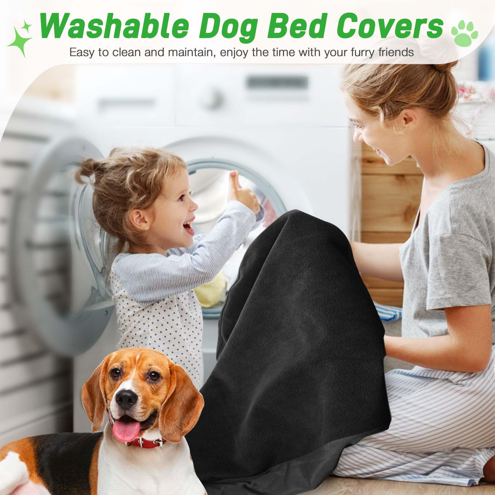 LotuFlor washable cover is simple to clean after muddy playtime.