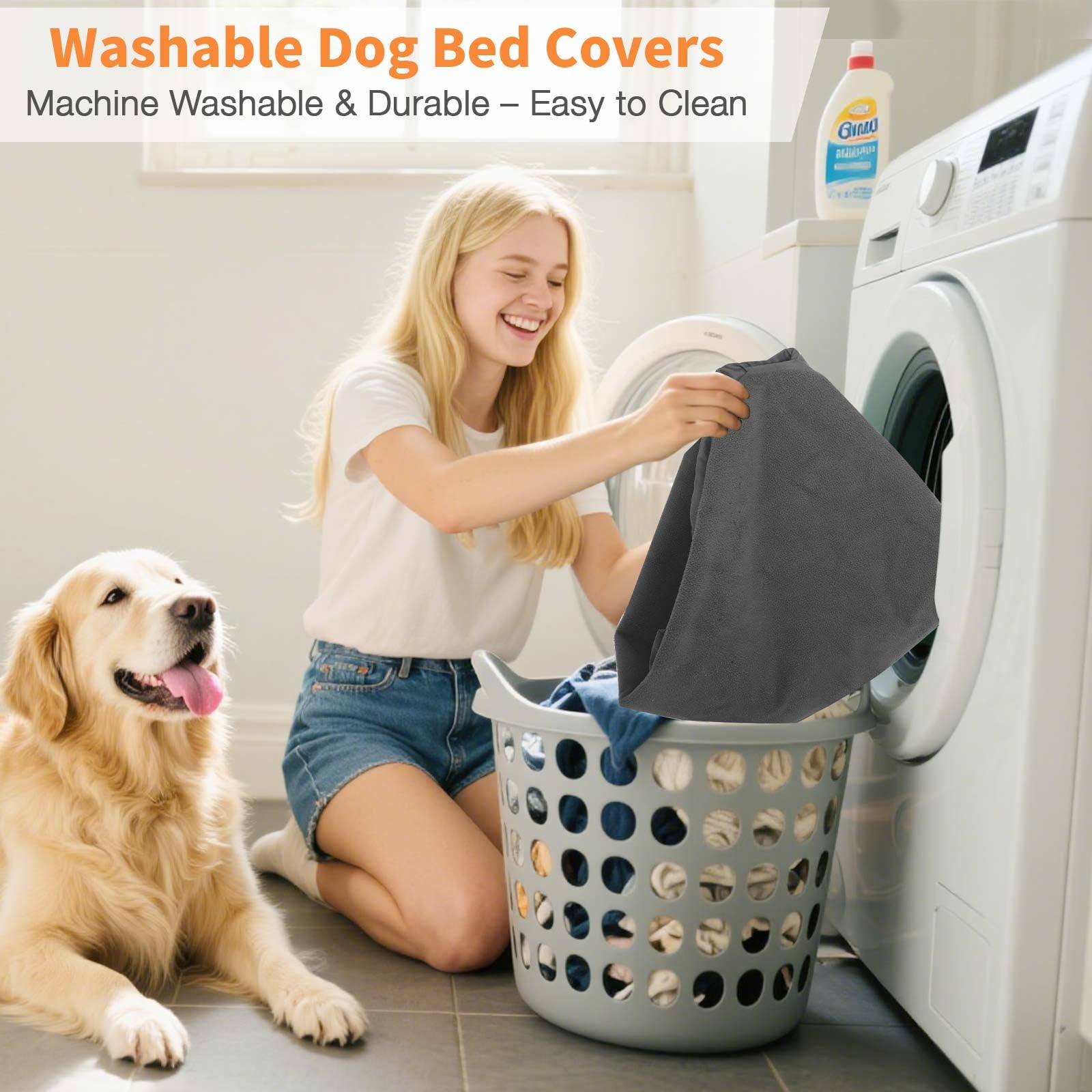 LotuFlor round donut bed protector fits up to 30 inches