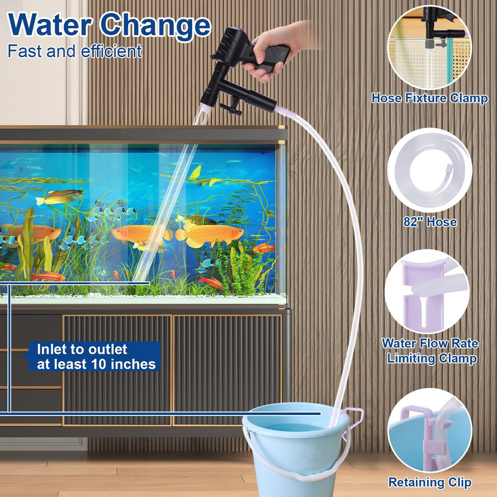 lounginglife gravel vacuum aquarium for efficient debris removal and water changes
