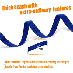 Loutep dog training leash 20ft supports longer recalls with comfortable padded grip.