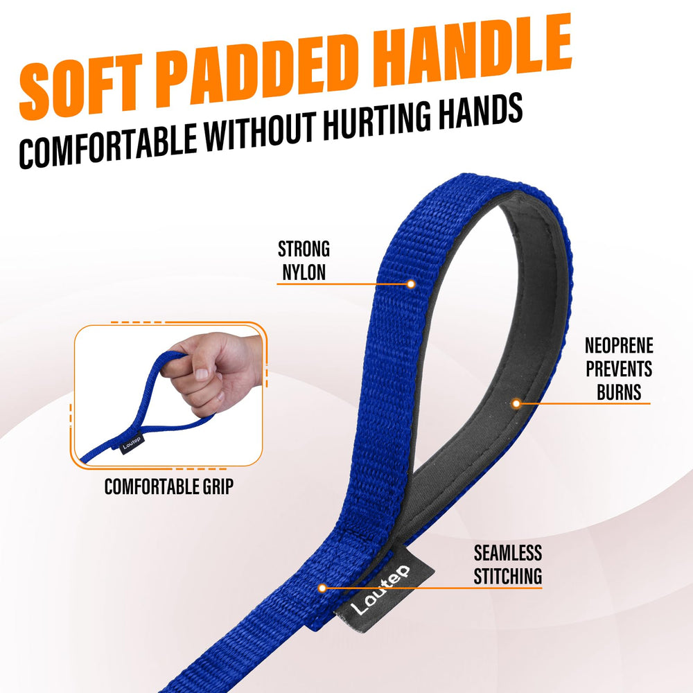Loutep dog training leash 30ft ideal for tracking or decompression walks with space.