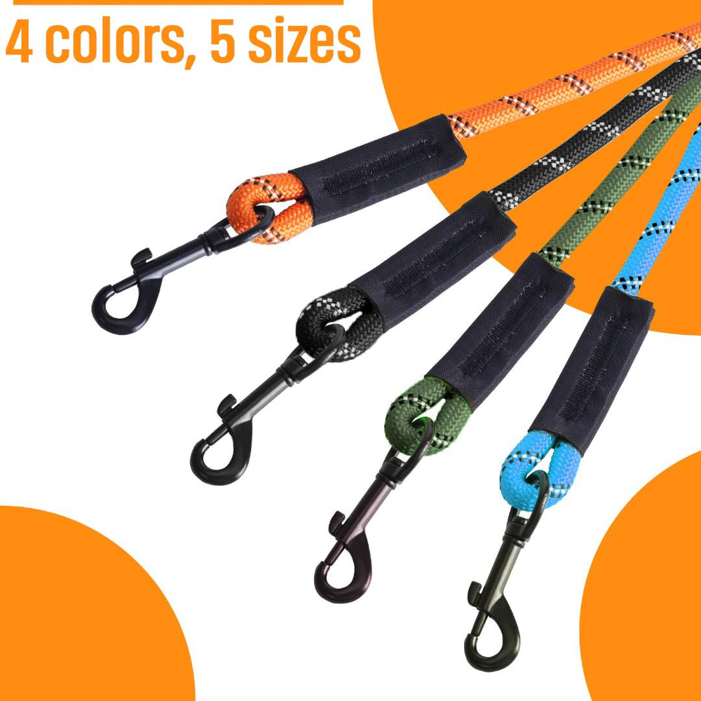 Loutep long leash 360° metal hook for secure attachment during training.