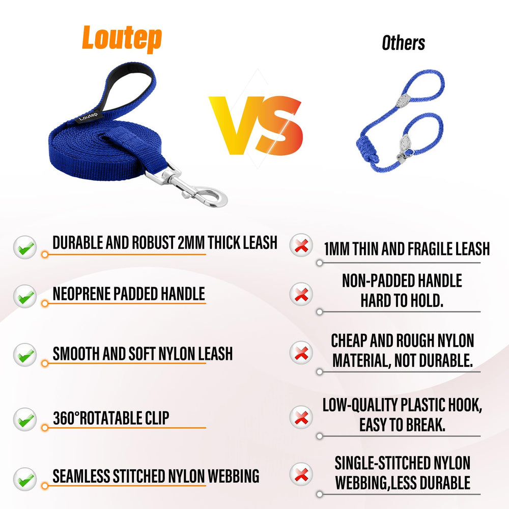 Loutep long-line snap swivels 360 degrees to reduce tangles for smoother training.