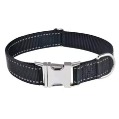 Love Dream reflective dog collar with metal buckle for secure daily wear.