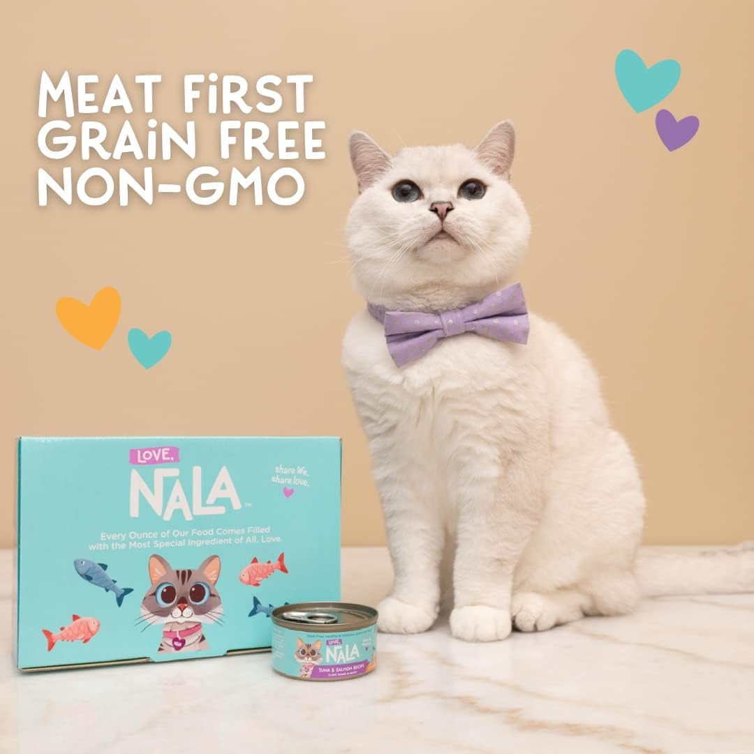 LOVE, NALA cat eating happily with protein-rich meal