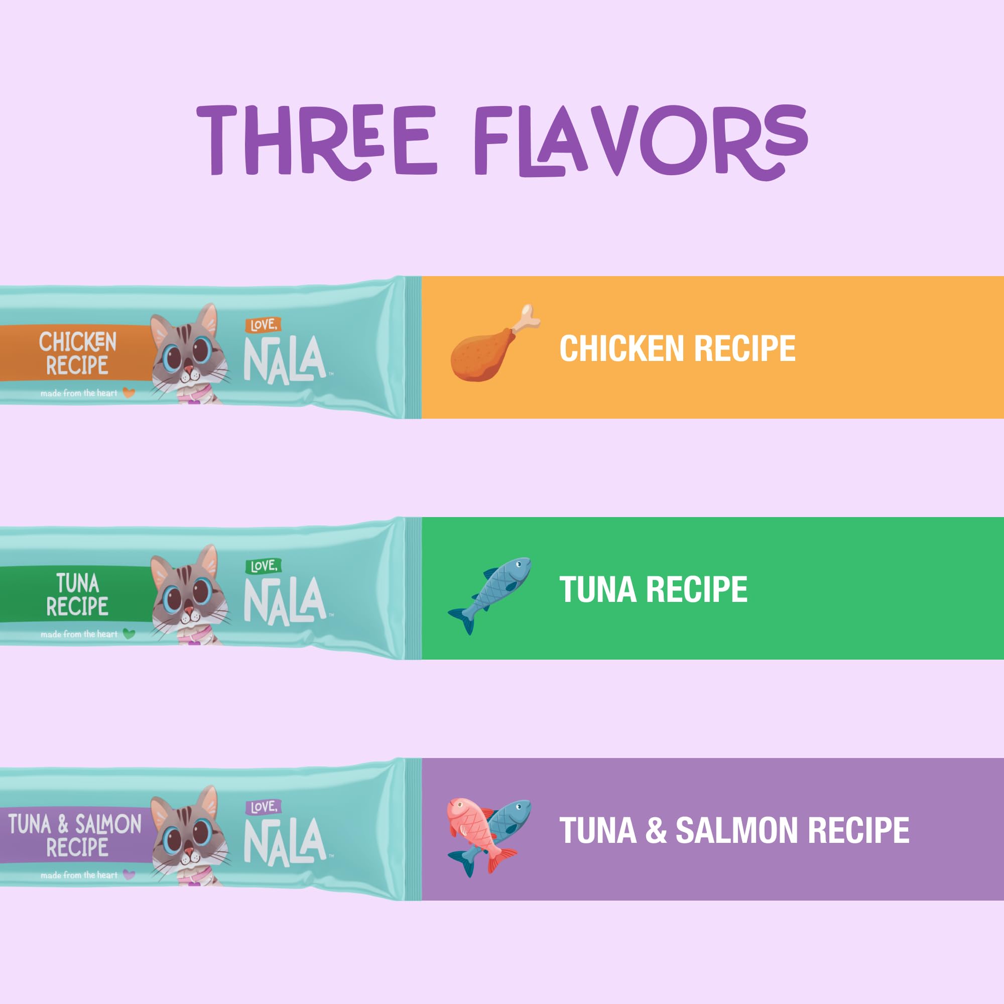 LOVE, NALA cat-taste-test squeeze-up mousse provides interactive treat moments during feeding