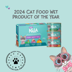 LOVE NALA grain-free label close-up signals grain-free non-GMO care for sensitive tummies