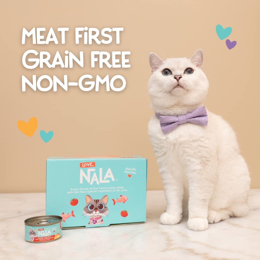LOVE, NALA omega-3 taurine support image hints heart and eye health benefits
