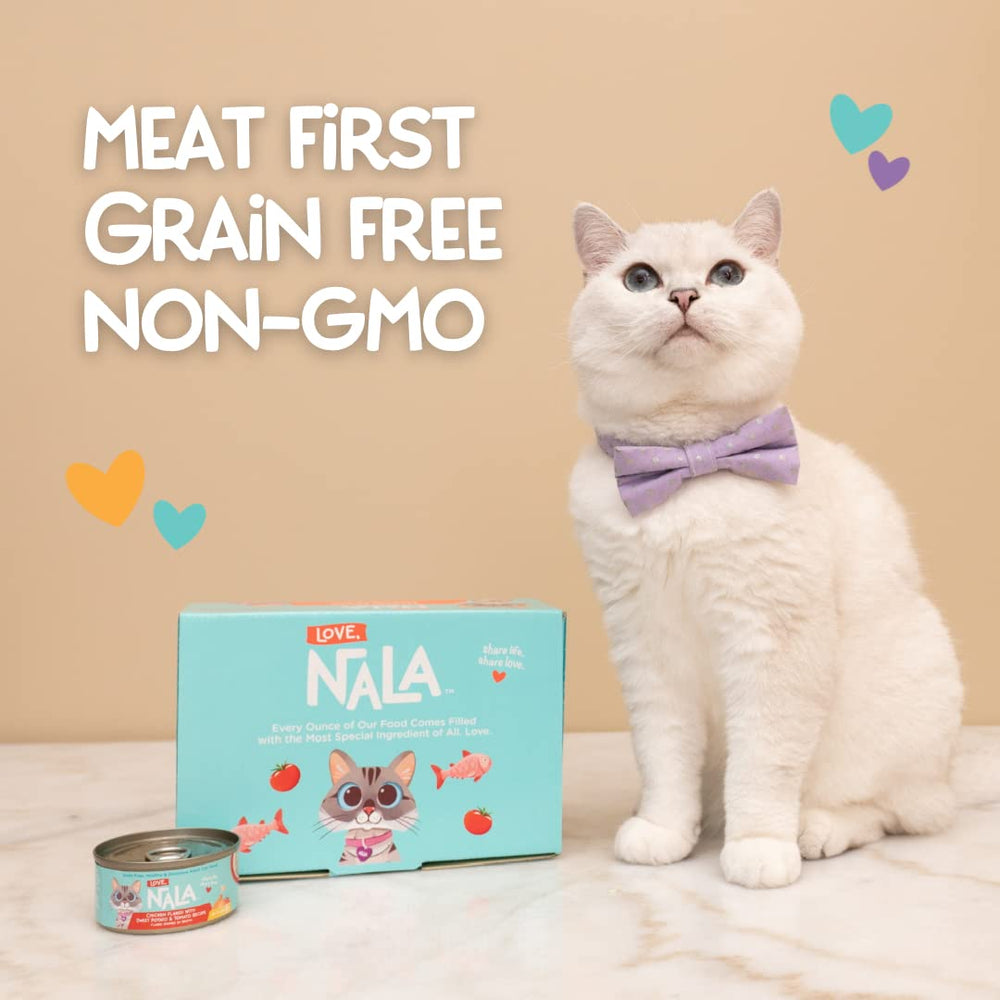 LOVE, NALA omega-3 taurine support image hints heart and eye health benefits