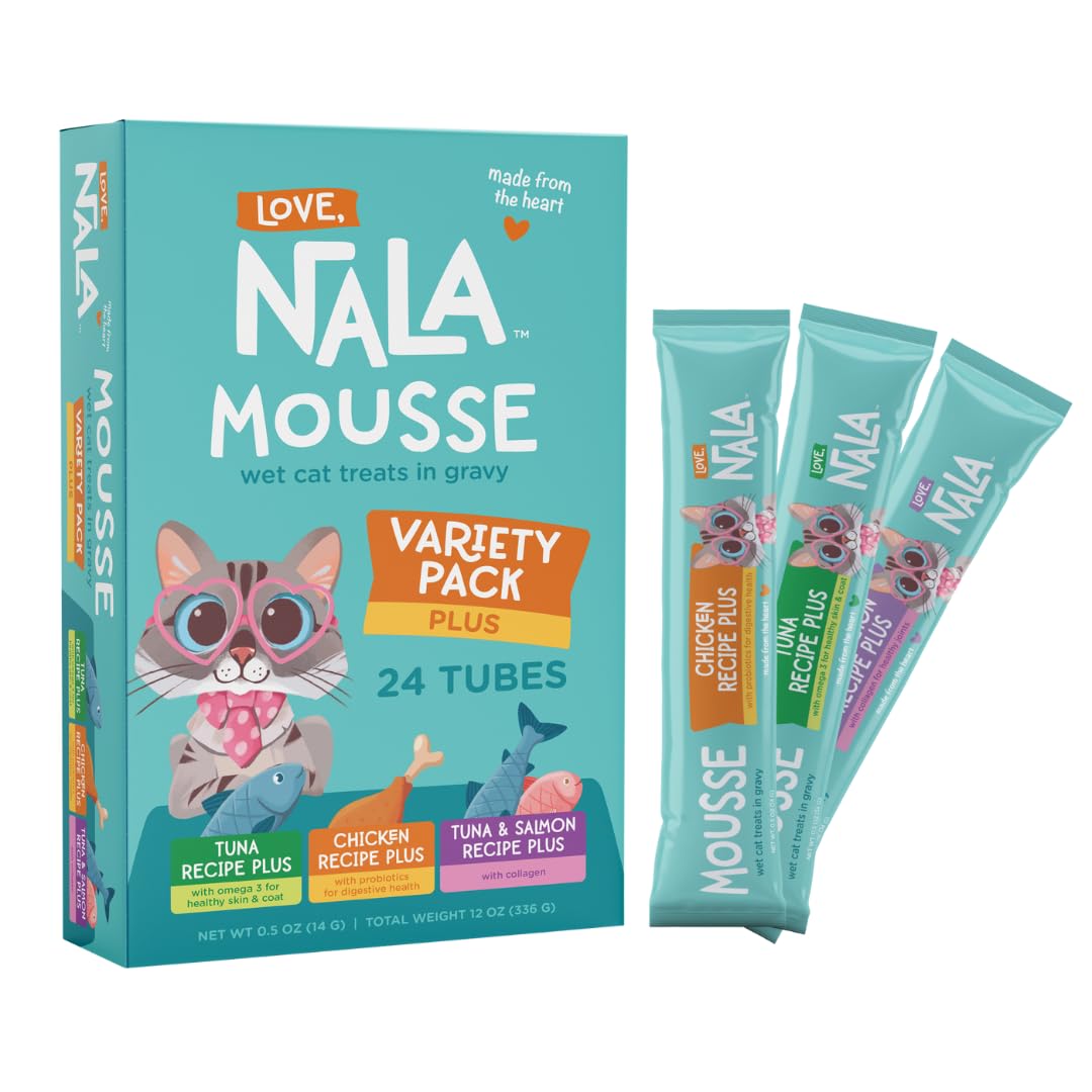 LOVE, NALA Variety Plus Mousse Pack closeup shows rich texture for palatability