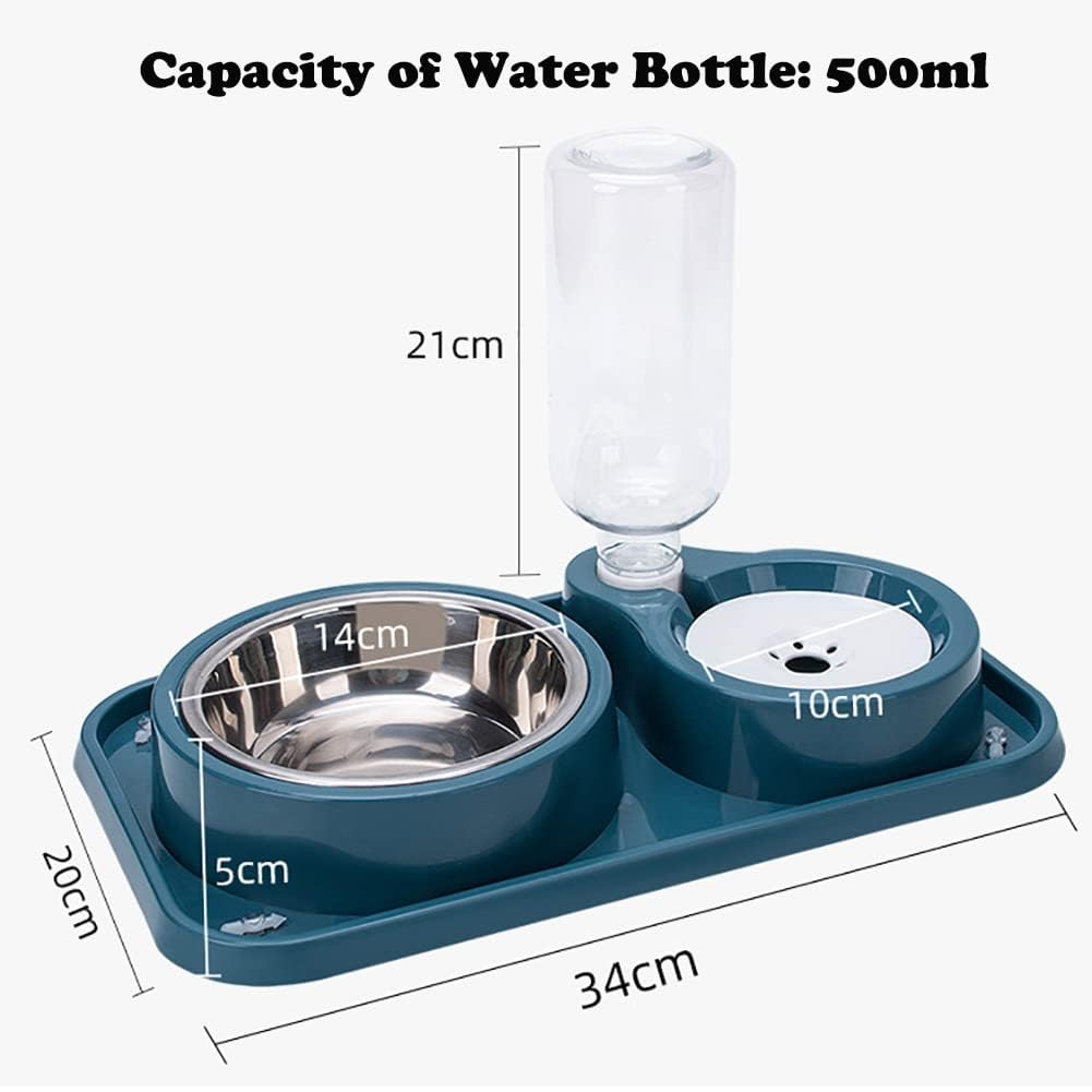 Love Dream pet feeding setup in-use showing practical meal time