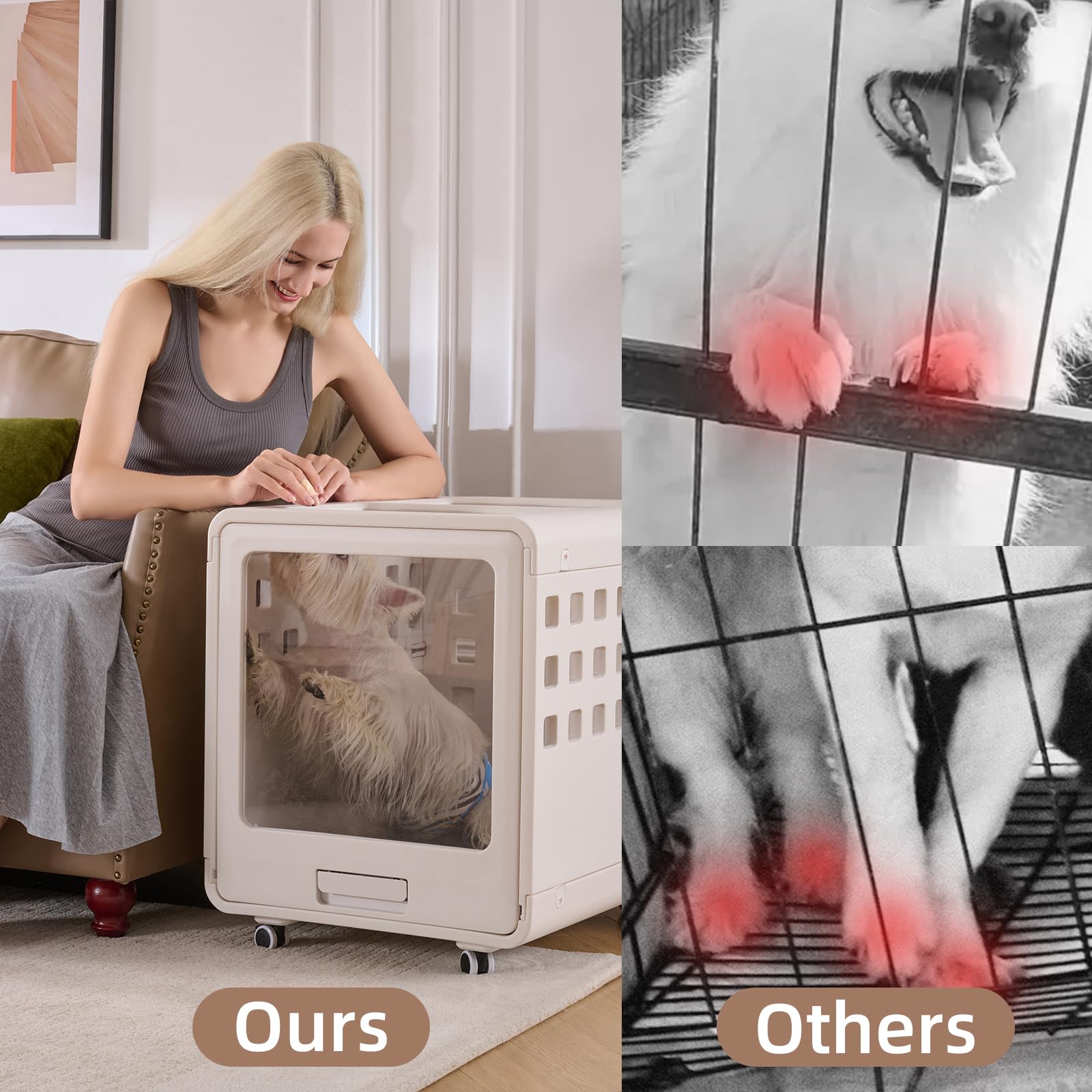LoveTail multi-functional table design serves as bedside or storage cabinet.