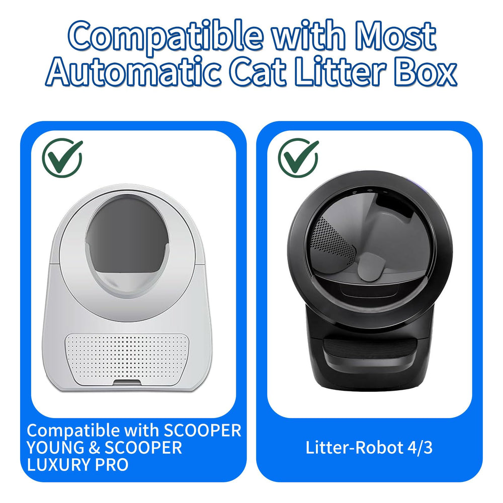 Loveishere liners compatible with Litter Robot 4/3 for secure disposal.